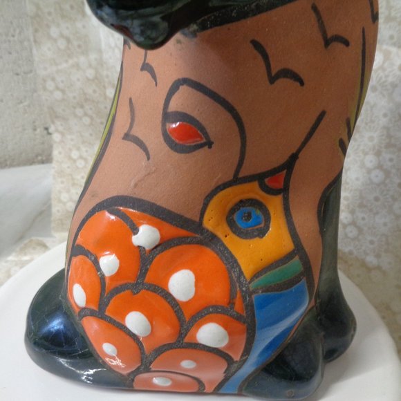 Coyote Ceramic * Made in Mexico * Howling Talavara Coyote - Picture 7 of 9